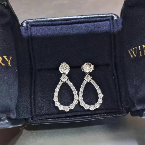 Harry Winston Diamond Loop Extra Large Diamond Earrings EADPRDXLLP