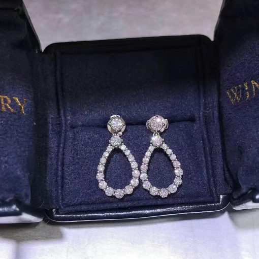 Harry Winston Diamond Loop Extra Large Diamond Earrings EADPRDXLLP