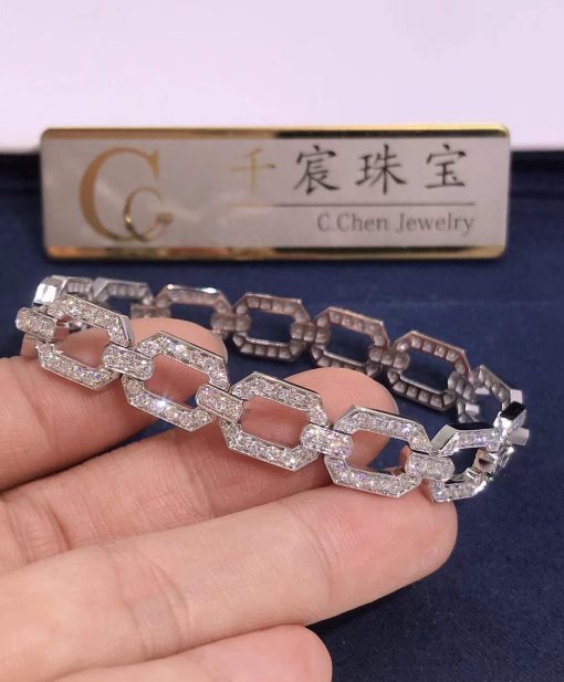 Harry Winston Diamond Links Small Bracelet BRDPRDSMLK