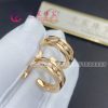 Messika Move Hoop Pink Gold For Her Diamond Earrings 04407-PG