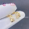 Messika Move Romane Mini Hoops Yellow Gold For Her Diamond Earrings 07178-YG