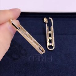 Messika Boucles d'oreilles Move 10th SM Yellow Gold For Her Diamond Earrings 10811-YG