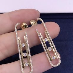 Messika Boucles d'oreilles Move 10th SM Yellow Gold For Her Diamond Earrings 10811-YG