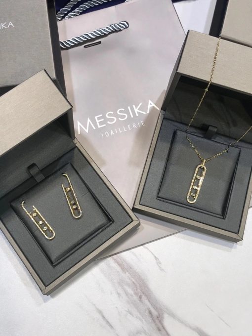 Messika Boucles d'oreilles Move 10th SM Yellow Gold For Her Diamond Earrings 10811-YG