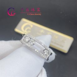 Messika Move Classic Pavé White Gold For Her Diamond Ring 4000-WG