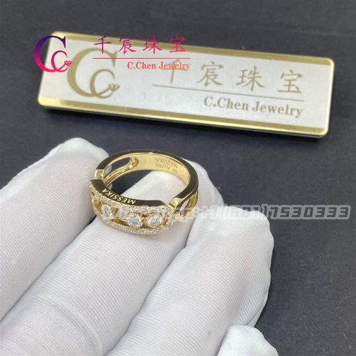 Messika Move Classic Pavé Yellow Gold For Her Diamond Ring 4000- YG