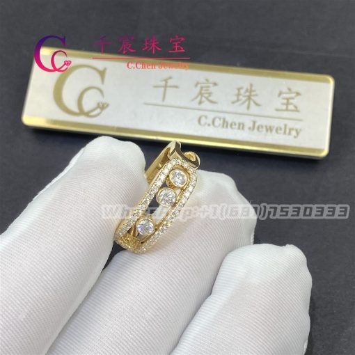 Messika Move Classic Pavé Yellow Gold For Her Diamond Ring 4000- YG