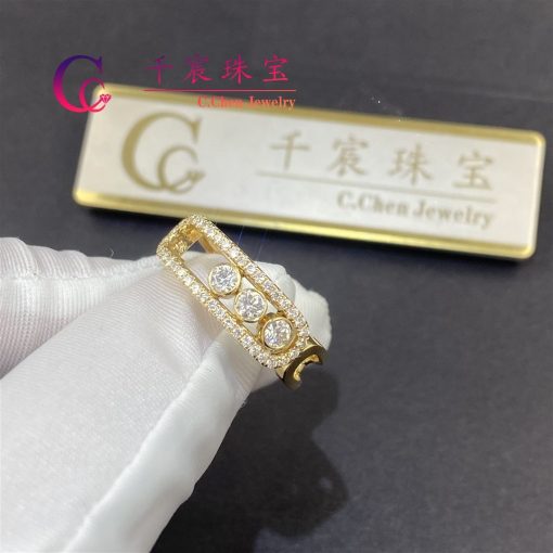 Messika Move Classic Pavé Yellow Gold For Her Diamond Ring 4000- YG