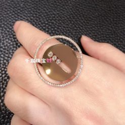 Messika Lucky Move LM Pink Gold For Her Diamond Ring 10820-PG