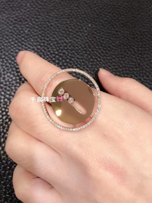 Messika Lucky Move LM Pink Gold For Her Diamond Ring 10820-PG