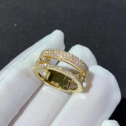 Messika Move Romane Pavé Yellow Gold For Her Diamond Ring 07128-YG