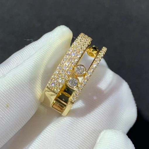 Messika Move Romane Pavé Yellow Gold For Her Diamond Ring 07128-YG