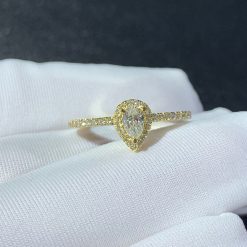 Messika Joy Pear Cut Diamond 0.25ct Yellow Gold For Her Diamond Ring 05220-YG