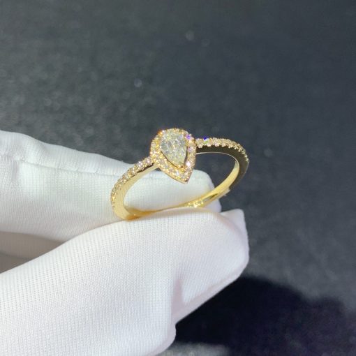 Messika Joy Pear Cut Diamond 0.25ct Yellow Gold For Her Diamond Ring 05220-YG