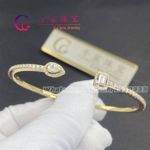 Messika My Twin Skinny 0.15ct x2 Yellow Gold For Her Diamond Bracelet 06161-YG