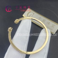 Messika My Twin Skinny 0.15ct x2 Yellow Gold For Her Diamond Bracelet 06161-YG