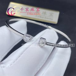 Messika My Twin Toi & Moi Thin Bangle 0.15ct x2 White Gold For Her Diamond Bracelet 07222-WG