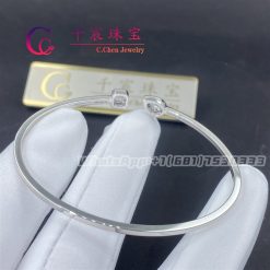 Messika My Twin Toi & Moi Thin Bangle 0.15ct x2 White Gold For Her Diamond Bracelet 07222-WG