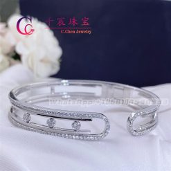 Messika Move 10th Bangle White Gold For Her Diamond Bracelet 11426-WG