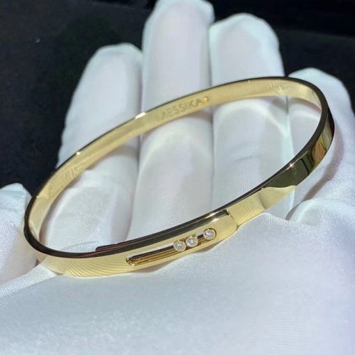 Messika Move Noa Bangle SM Yellow Gold For Her Diamond Bracelet 10092-YG