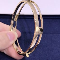 Messika Move Romane Large Bangle Yellow Gold For Her Diamond Bracelet 06747-YG