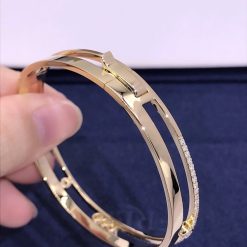 Messika Move Romane Large Bangle Yellow Gold For Her Diamond Bracelet 06747-YG