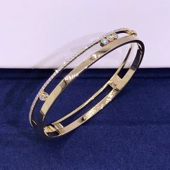 Messika Move Romane Large Bangle Yellow Gold For Her Diamond Bracelet 06747-YG