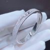 Messika Move Joaillerie Pavé Bangle White Gold Diamond Bracelet 04699-WG