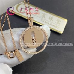 Messika Lucky Move MM Pink Gold For Her Diamond Necklace 07394-PG