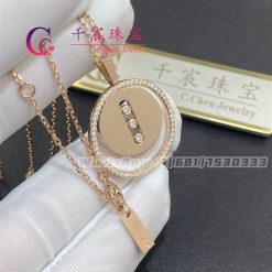 Messika Lucky Move MM Pink Gold For Her Diamond Necklace 07394-PG