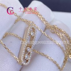 Messika Baby Move Pavé Yellow Gold Diamond Necklace 04322-YG