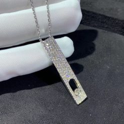 Messika My First Diamond GM Pavé White Gold Diamond Necklace 10131-WG