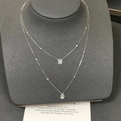 Messika My Twin 2 Rows White Gold Diamond Necklace 06506-WG