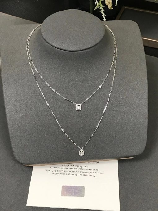 Messika My Twin 2 Rows White Gold Diamond Necklace 06506-WG