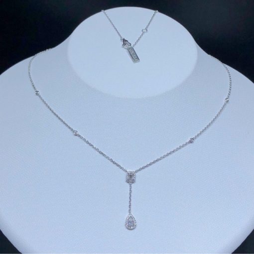 Messika My Twin Tie 0,10ct x2 White Gold Diamond Necklace 06693-WG