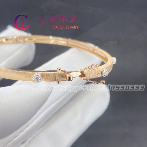 Buccellati Macri Classica Bracelet Set With Diamonds Jaubra015164 (10)