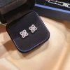 De Beers Enchanted Lotus Studs In White Gold E102146 (1)