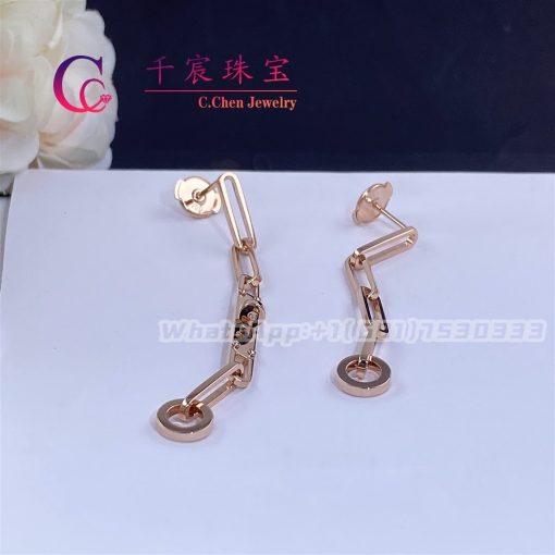 Hermes Paris Tpm Kelly Chaine Earrings 435367 (3)