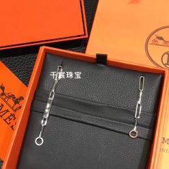 Hermes Paris Tpm Kelly Chaine Earrings White Gold (5)