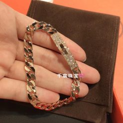 Hermes Bracelet Kelly Gourmette Very Small Model H120434b (4)