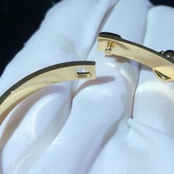 Hermes Collier De Chien Yellow Gold Bracelet H108116b 00sh (4)