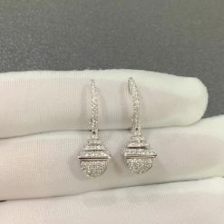 Marli Cleo Rev Mini Full Diamond Drop Earrings In White Gold Cleo E49 (3)