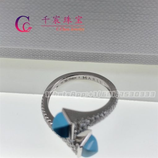 Marli Cleo Diamond Slim Ring In White Gold Turquoise Cleo R1 (2)