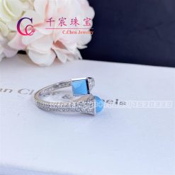 Marli Cleo Diamond Slim Ring In White Gold Turquoise Cleo R1 (3)