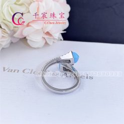 Marli Cleo Diamond Slim Ring In White Gold Turquoise Cleo R1 (6)