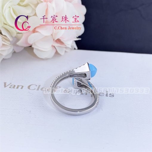 Marli Cleo Diamond Slim Ring In White Gold Turquoise Cleo R1 (6)