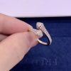 Marli Cleo Full Diamond Slim Ring In Rose Gold Cleo R8 (1)