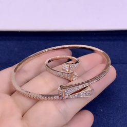 Marli Cleo Full Diamond Slim Ring In Rose Gold Cleo R8 (3)