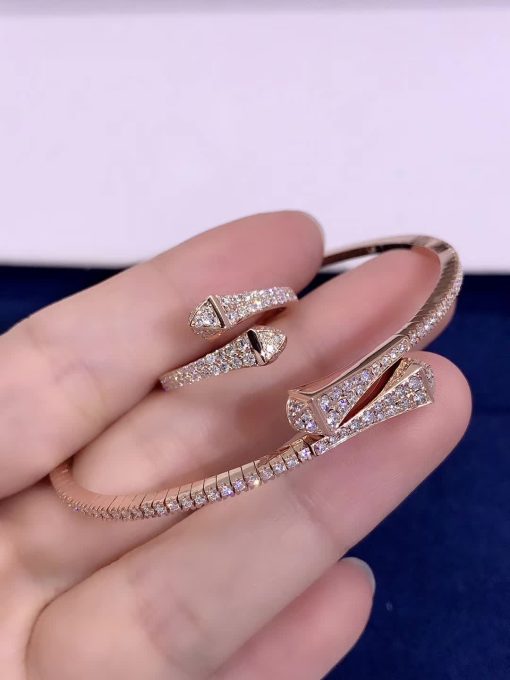 Marli Cleo Full Diamond Slim Ring In Rose Gold Cleo R8 (4)