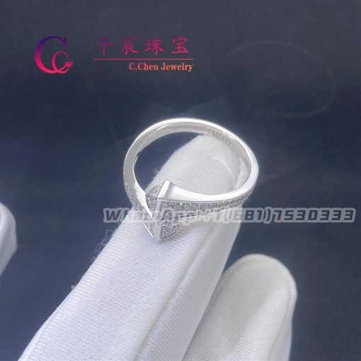 Marli Cleo Full Diamond Slim Ring In White Gold Cleo R8 (4)